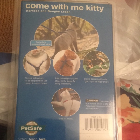 Pet safe come with me kitty harness and bungee leash brand new up to 12 pounds - Picture 5 of 8